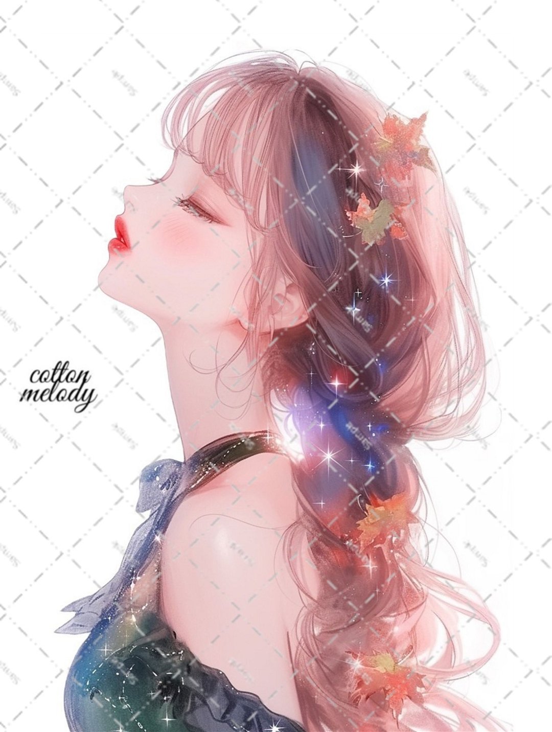 原创贴纸 no.6723 人物贴纸 原创贴纸 人物贴纸 女孩贴纸 原创人物贴纸 - 贴纸 - 纸 