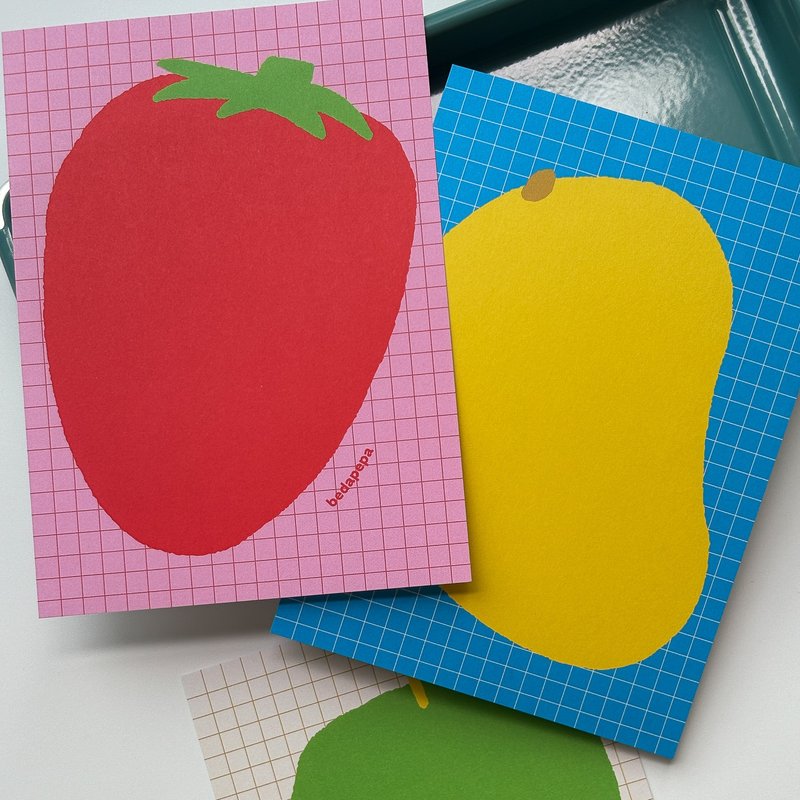 田野系列 便籤紙/便條紙 可愛撞色備忘貼 可撕手帳便箋備忘速記 - 便条纸/标签贴 - 纸 