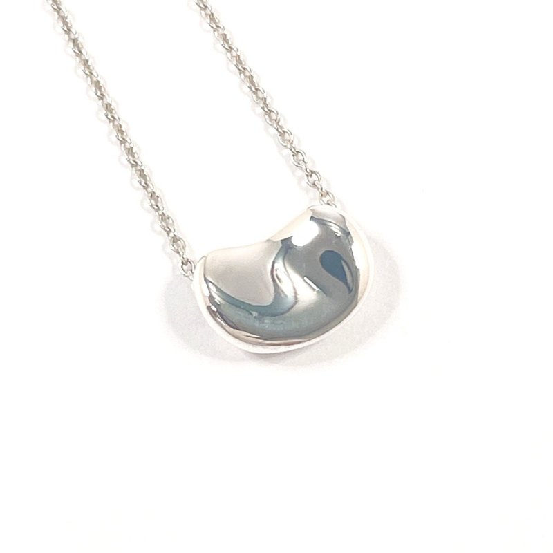 【日本直运．中古美品】蒂芙尼 TIFFANY&Co. 项链 豆豆 艾尔莎·佩瑞蒂 925纯银 饰品 珠宝 经抛光处理 - 项链 - 纯银 银色