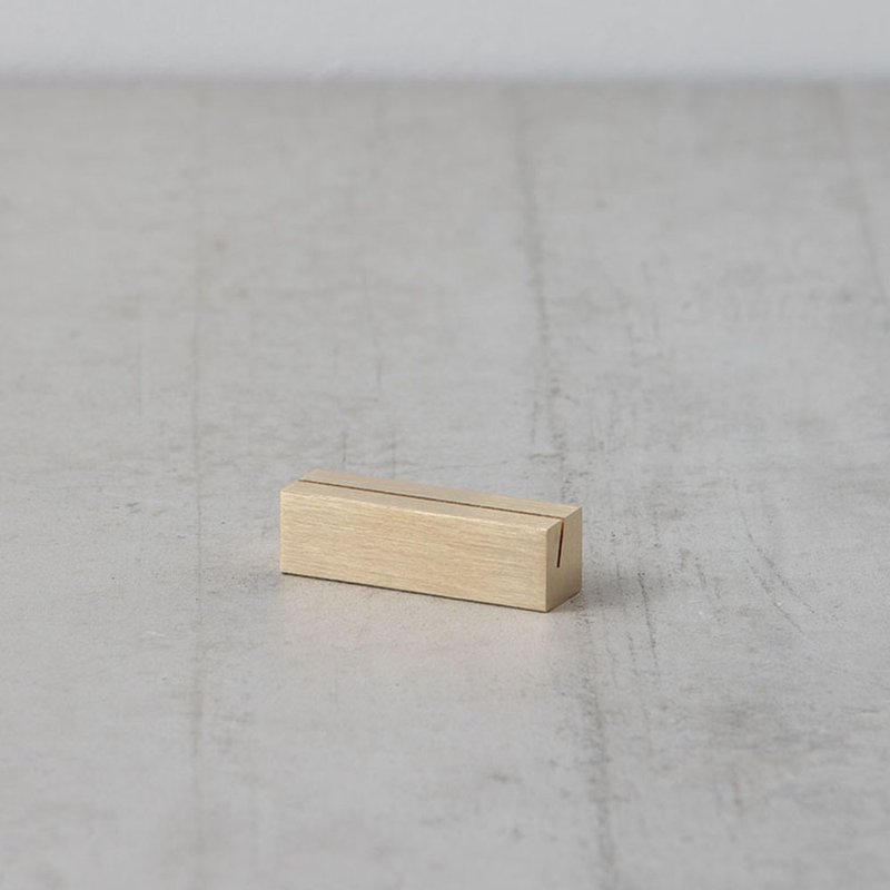 黄铜名片架桌面名片展示架 - 摆饰 - 其他金属 金色