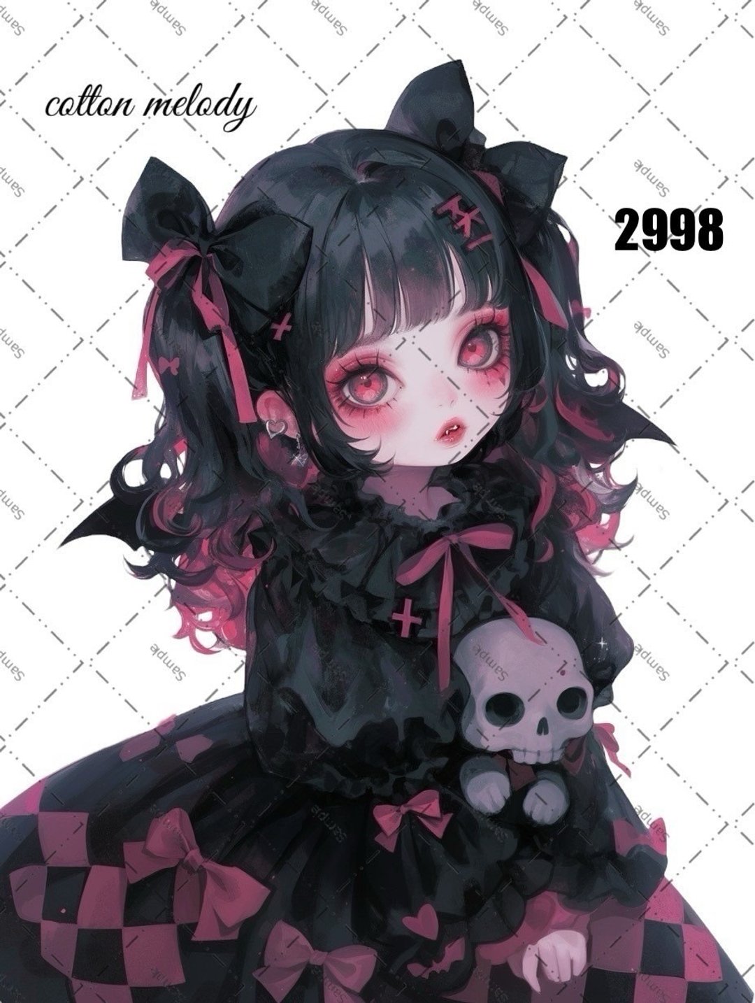original sticker o.2998 人物贴纸 原创贴纸 cotton melody - 贴纸 - 纸 