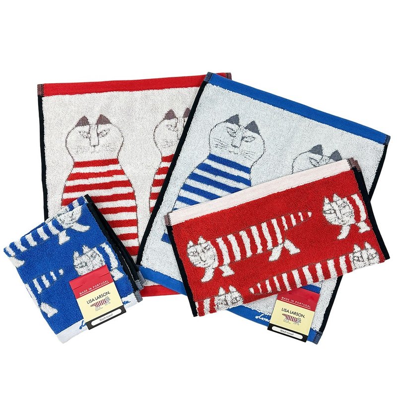 日本丸真 LISA LARSON 北欧瑞典设计风 洗脸巾 毛巾 浴巾 - 毛巾浴巾 - 棉．麻 