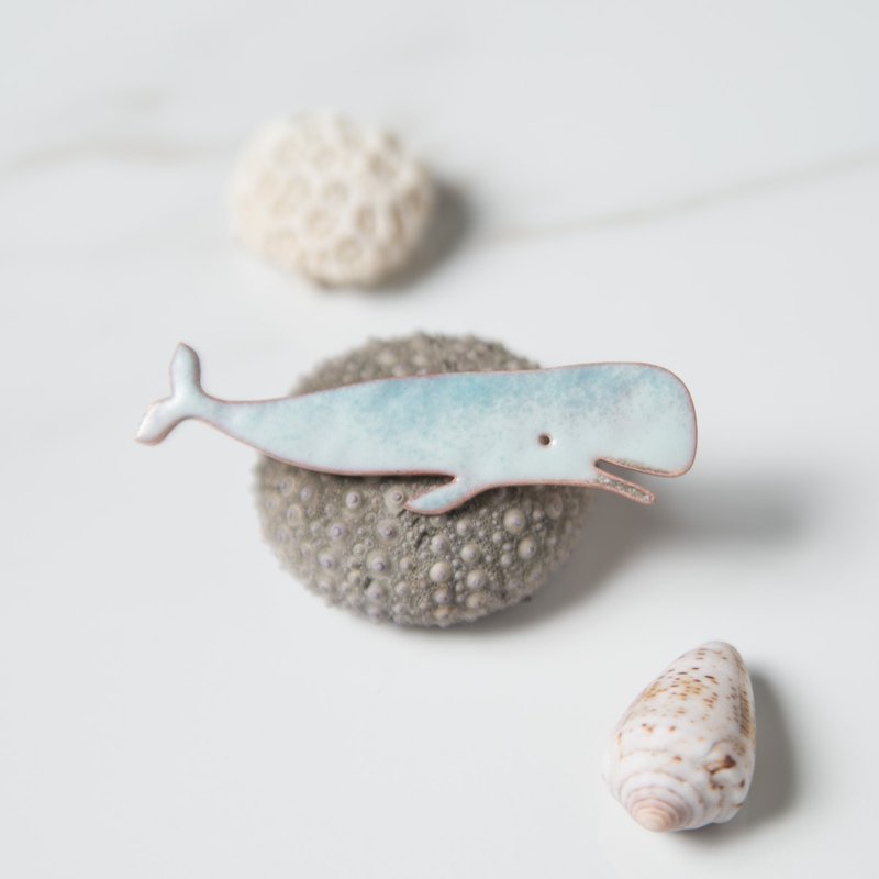 大海的好朋友胸针-3 - 胸针 - 其他金属 