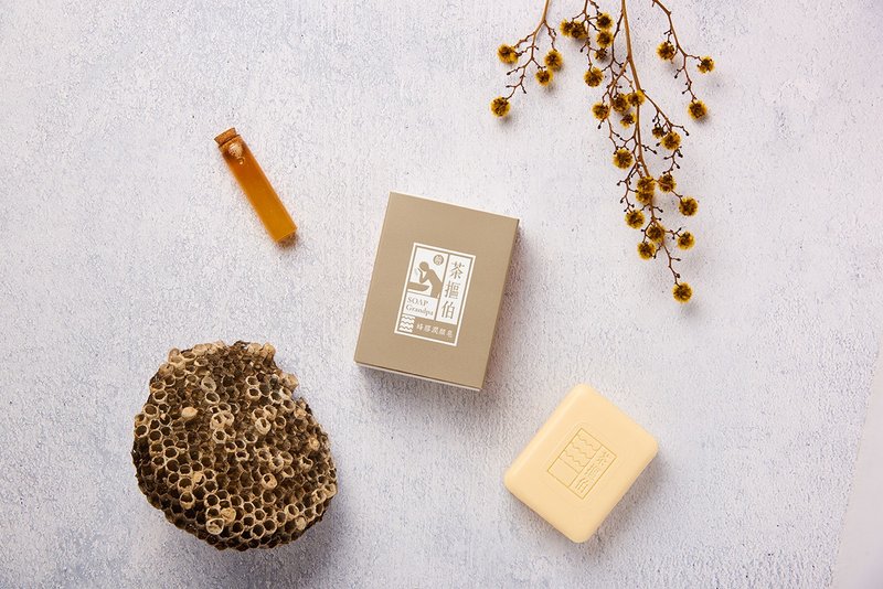 茶抠伯私房系列 _ 蜂胶润颜皂 125g - 脸部清洁/卸妆用品 - 其他材质 