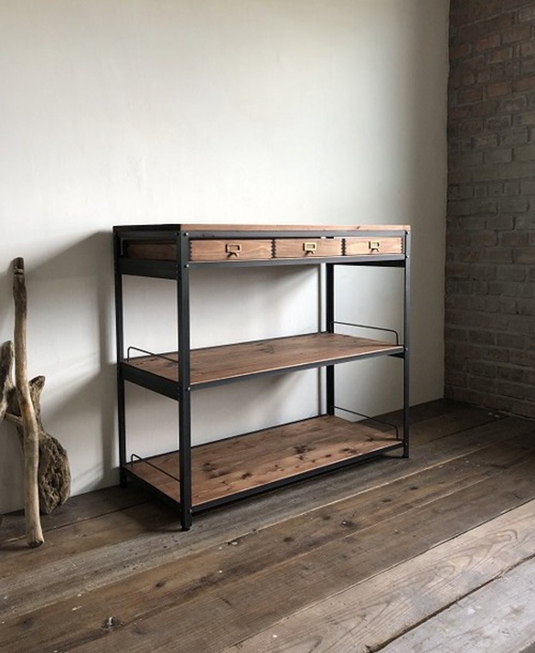 Limited Quantity WPP Shelf Shelf Table Shelf Iron Drawer Set Display Industrial Kitchen Cupboard - 其他家具 - 木头 