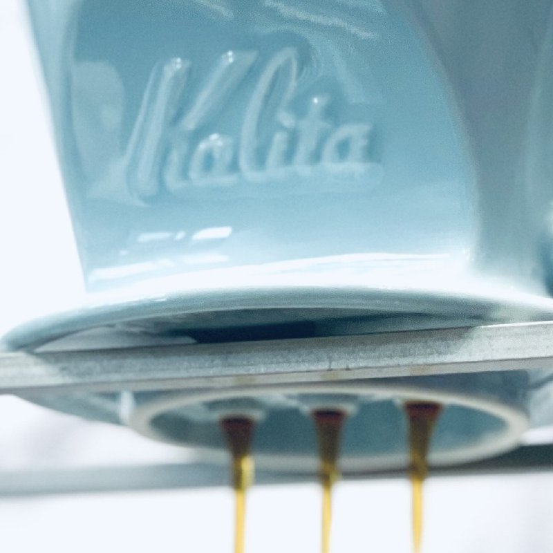 【日本】Kalita x Hasami 102系列 波佐见烧陶瓷滤杯 (贝壳蓝) - 咖啡壶/周边 - 陶 蓝色