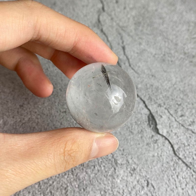 【微瑕特惠】水晶球-白水晶 办公室摆饰 一物一图 - 摆饰 - 宝石 透明