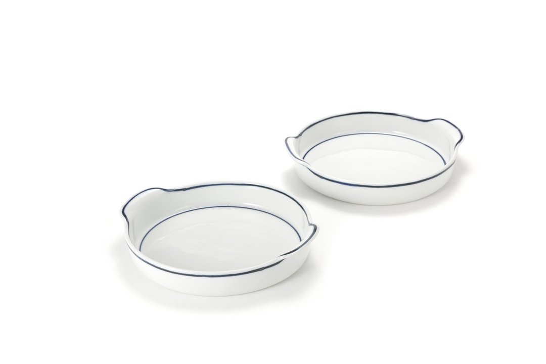 KIMSEOKBINN CERAMIC 圆形手柄板_中号 - 碗 - 陶 白色
