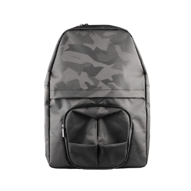 Black camouflage gorilla backpack - 后背包/双肩包 - 其他人造纤维 黑色