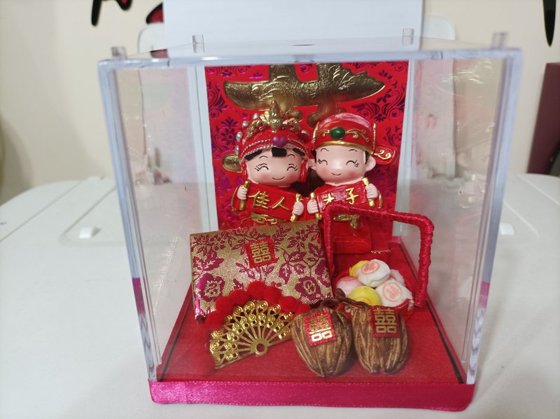 中国传统婚礼习俗(过大礼) - 手作 (小型) - 喜帖 - 粘土 红色