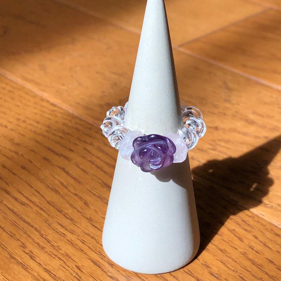 Luxurious ring like candy work - 戒指 - 石头 