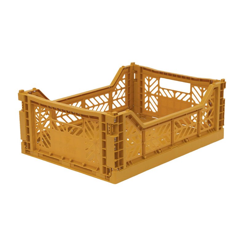 土耳其Aykasa折叠收纳篮(M)-芥末黄 - 收纳用品 - 塑料 