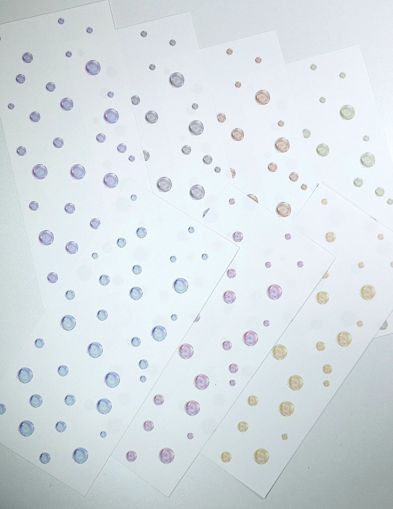 Bubble Mood 背景纸 - 便条纸/标签贴 - 纸 多色