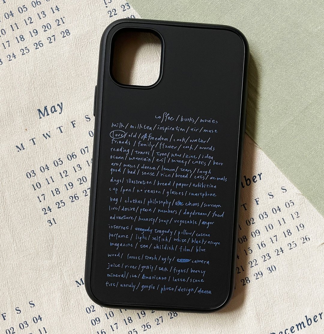 不可缺少之物Life list/黑/犀牛盾防摔iPhone手机壳 - 手机壳/手机套 - 塑料 黑色