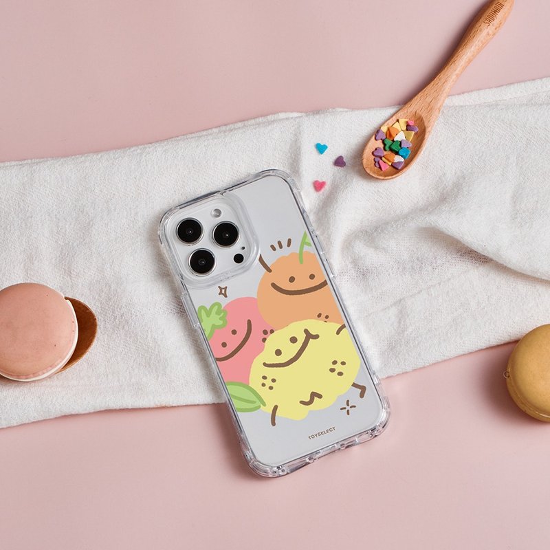 Smilie水果派对抗黄防摔MagSafe iPhone手机壳 - 手机壳/手机套 - 塑料 透明