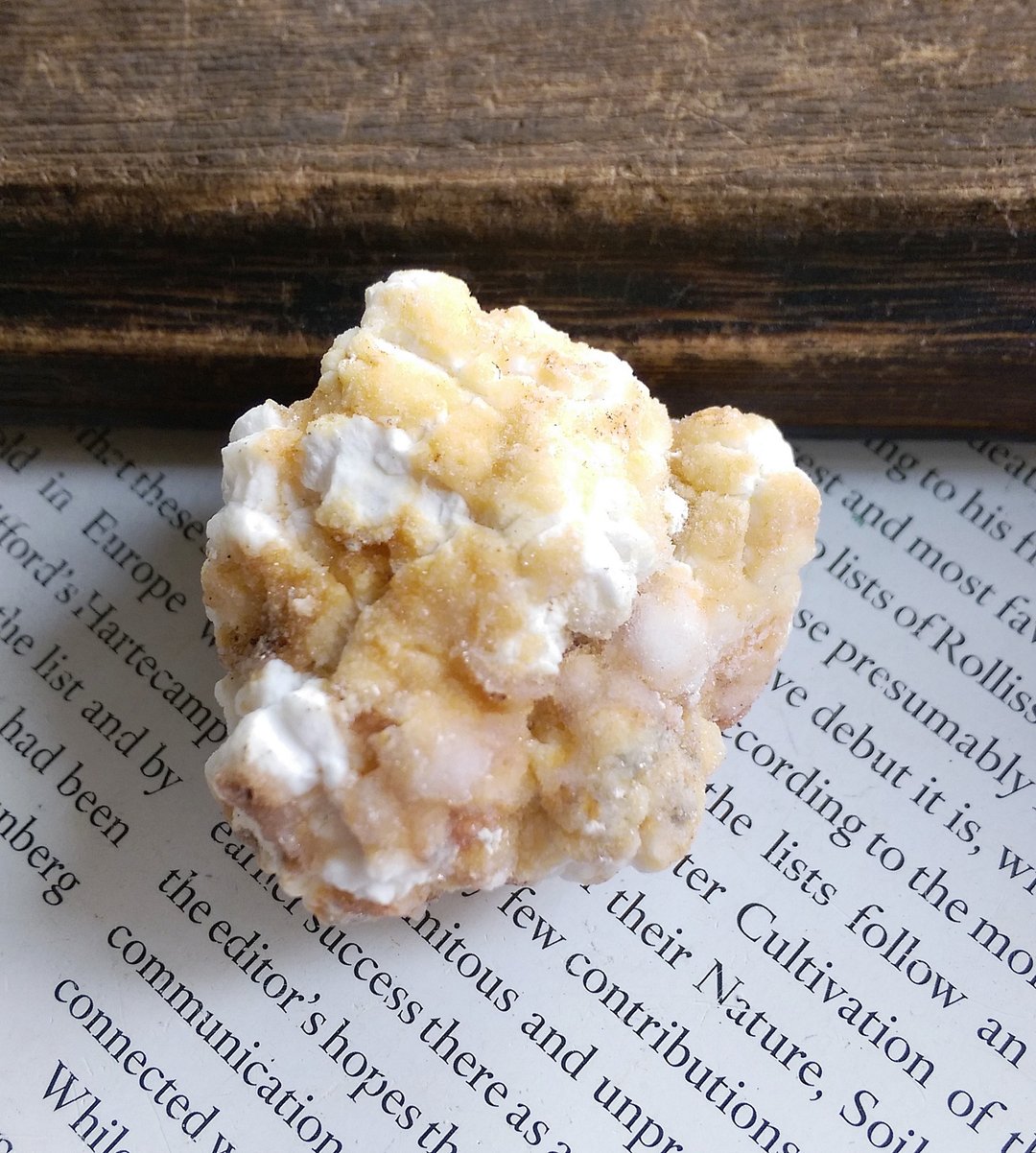 Creedite 贵州产地 氟铝石膏  趣味爆米花 天然矿石 原矿 - 摆饰 - 其他材质 