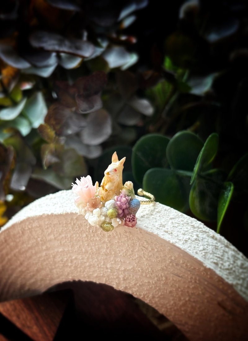 春意系列花园戒指 - 戒指 - 植物．花 多色
