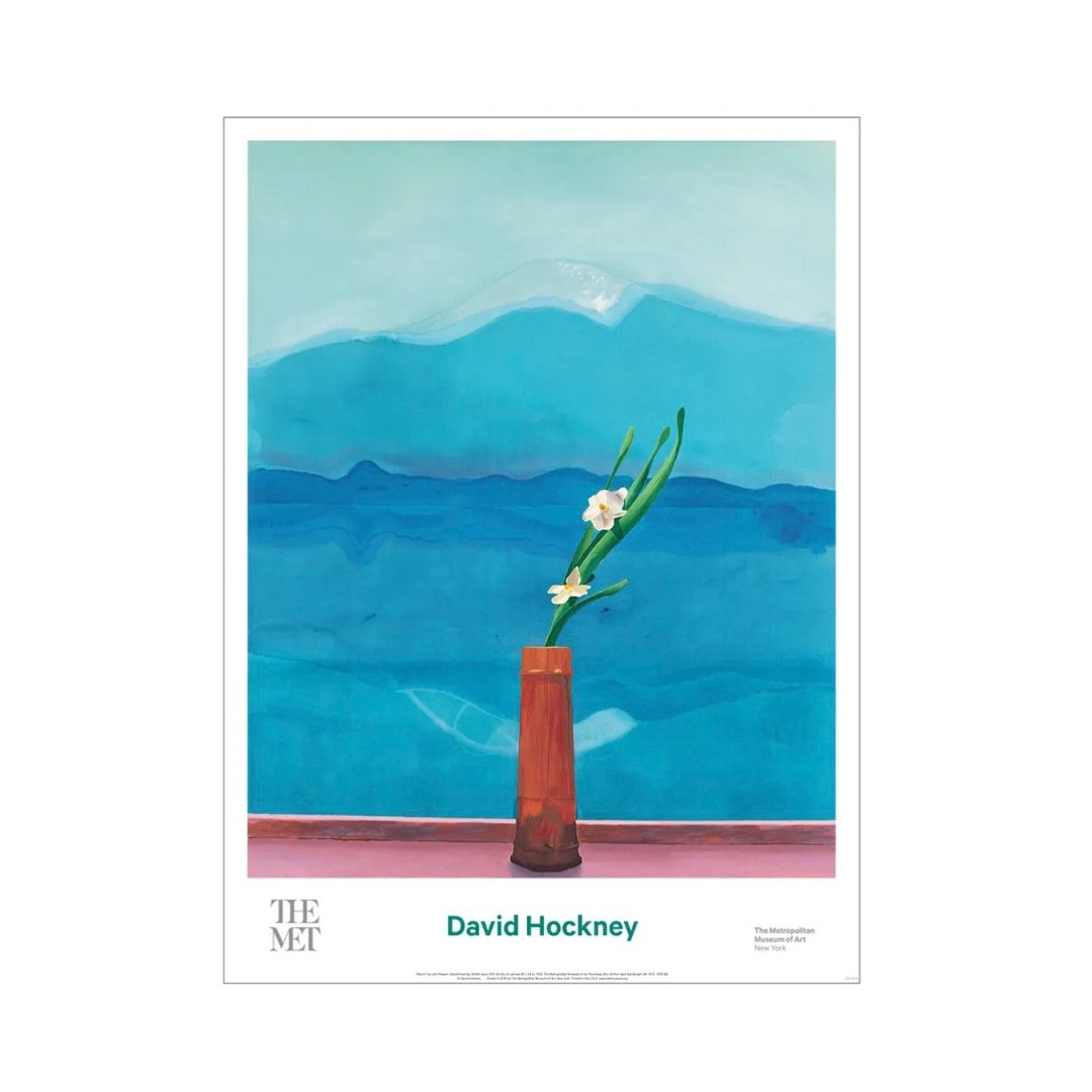 【原版海报】David Hockney: 富士山与花朵 - 海报/装饰画/版画 - 纸 