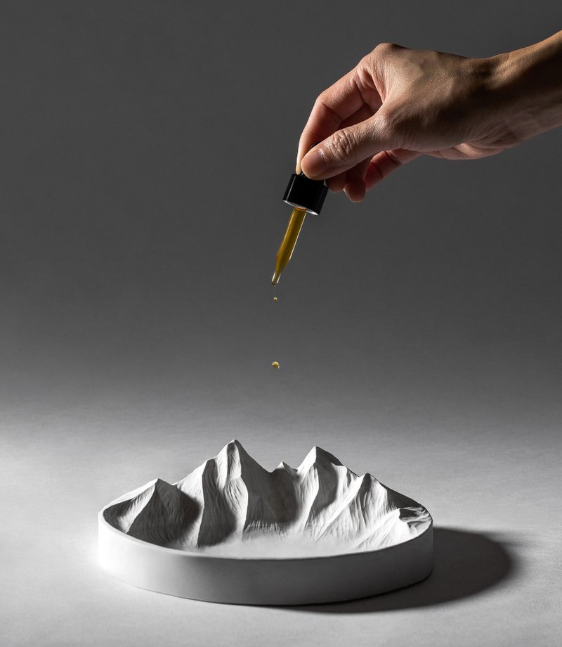 味 WAVE  山盘  乐土 扩香 饰品盘 交换礼物 男生礼物 情人节礼物 - 香薰/精油/线香 - 水泥 