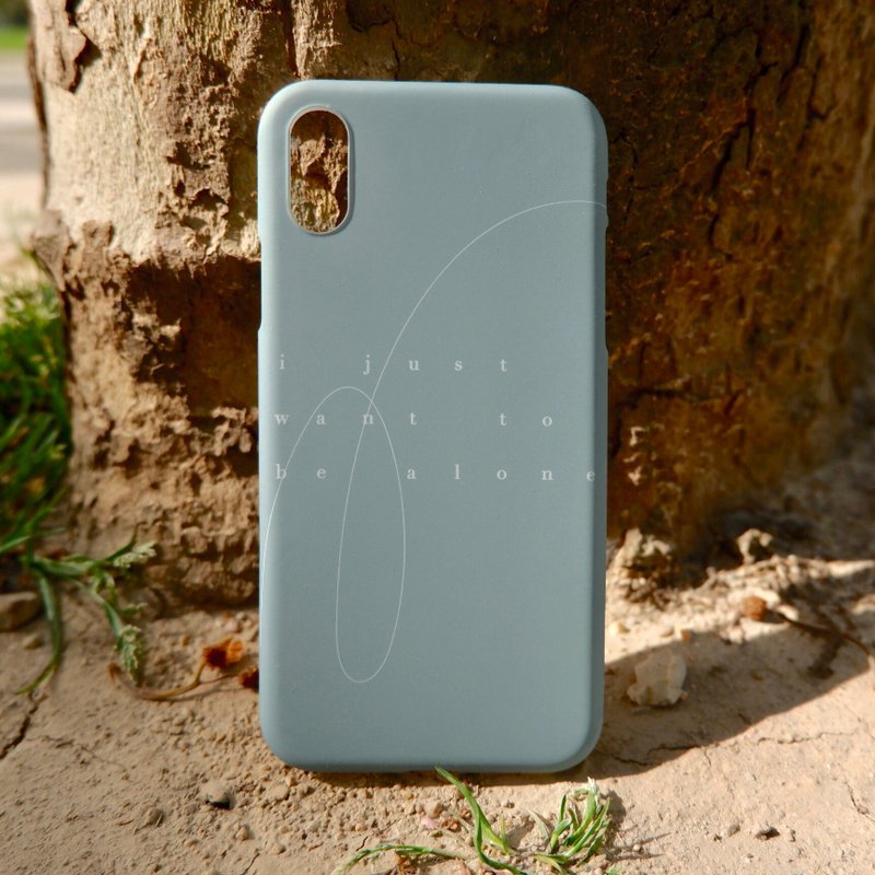 alone/软壳/文字手机壳 - 手机壳/手机套 - 塑料 卡其色