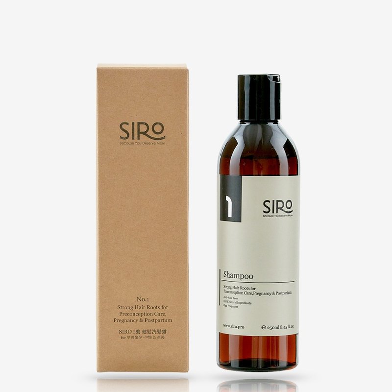【SIRO】妈咪天然洗发露 250ml 孕妇、产后落发、气味敏感、落发 - 洗发用品 - 其他材质 