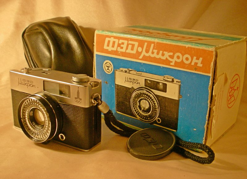 FED-MICRON FED-MIKRON 35mm 半片幅相机，配备 Helios-89 1.9/30mm 镜头 1979 年 - 相机 - 其他材质 