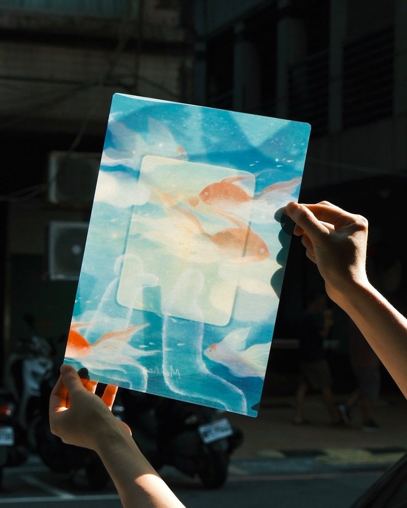 L型资料夹 - 窗外的光景 - 文件夹/资料夹 - 塑料 