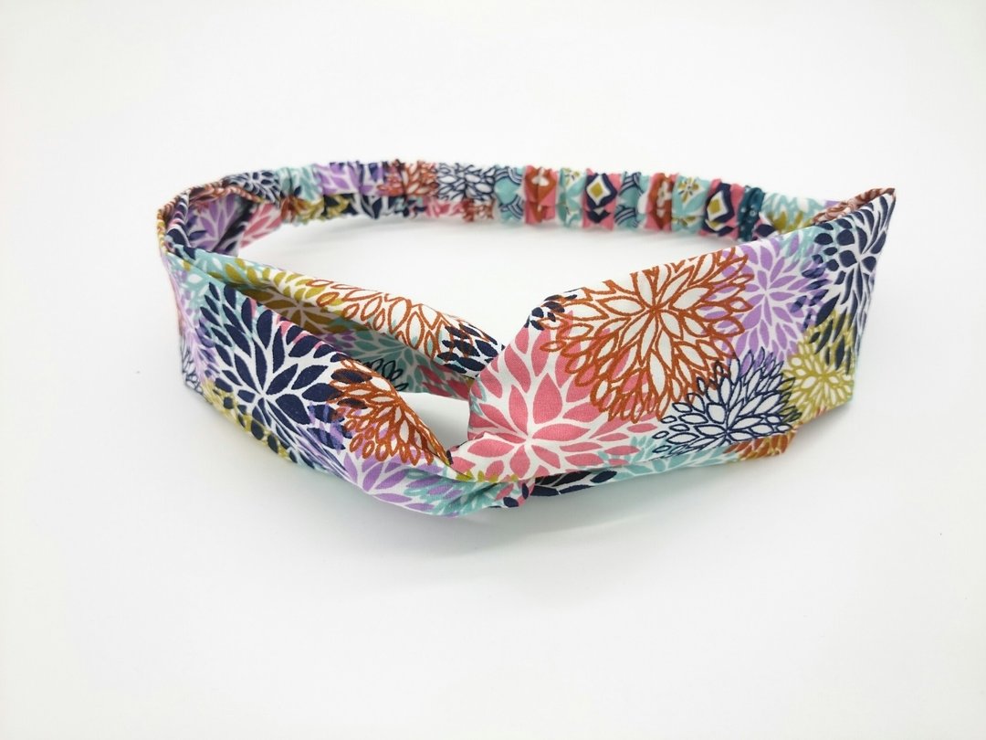 绽放烟火 交叉款发带 hairband  *SK* - 发饰 - 棉 