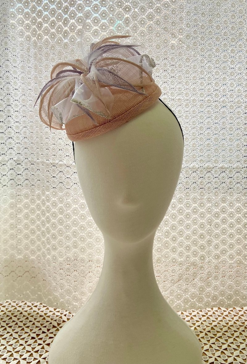 英式Fascinator手工小贝蕾- Maven - 帽子 - 棉 