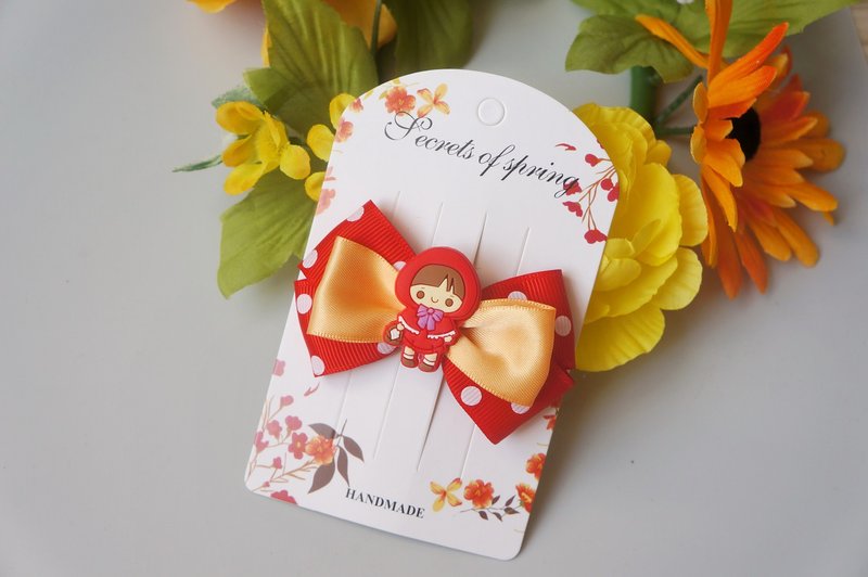 G1-宝宝儿童幼儿婴儿发夹-发夹发束发箍发带 小红帽 - 发饰 - 其他材质 多色