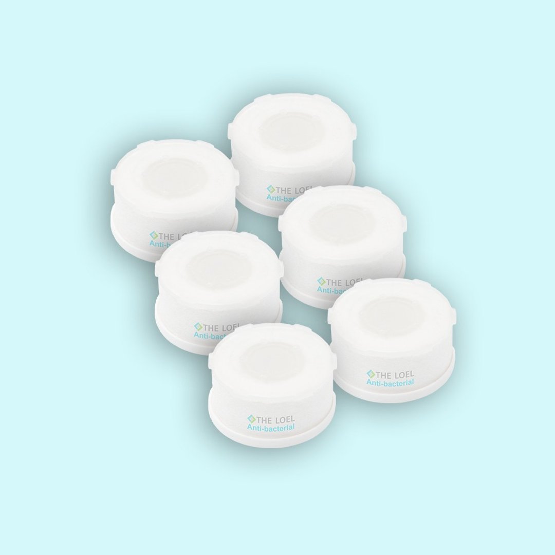 THE LOEL 抗菌(无维他命C)水龙头滤芯6入装 - 卫浴用品 - 其他材质 白色