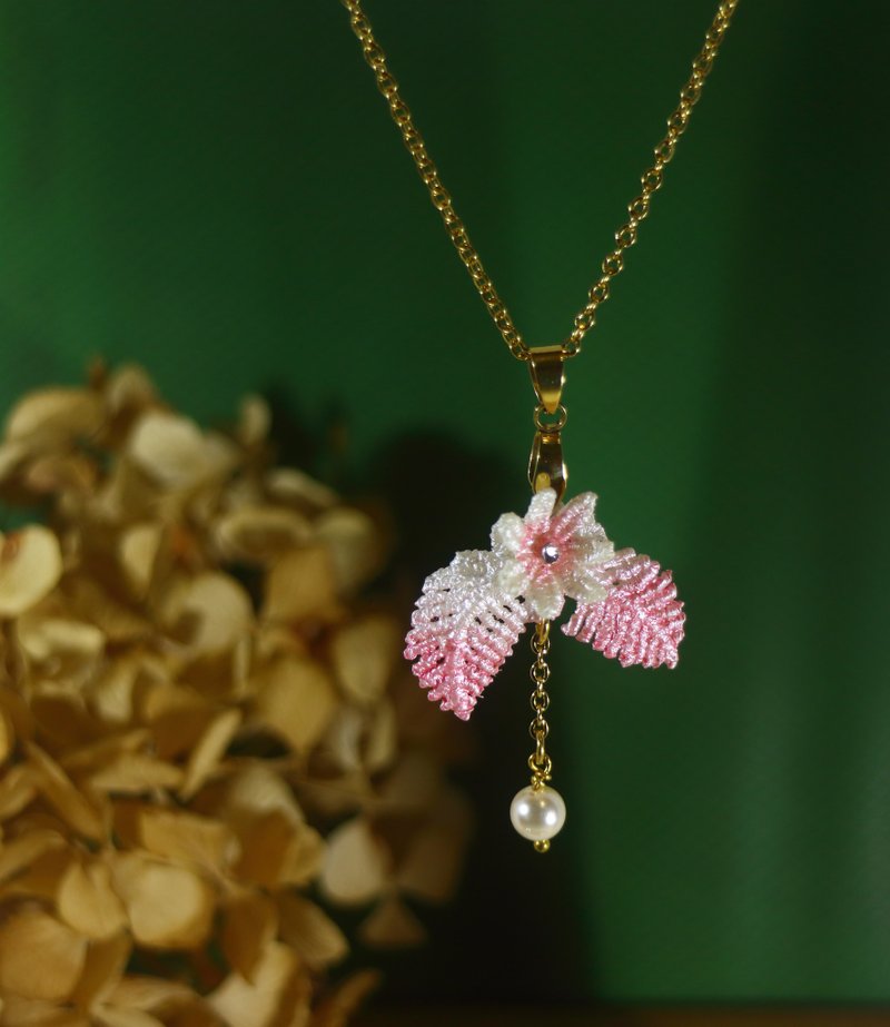 婆娑之舞 - 樱花粉 项链 - 项链 - 其他材质 粉红色