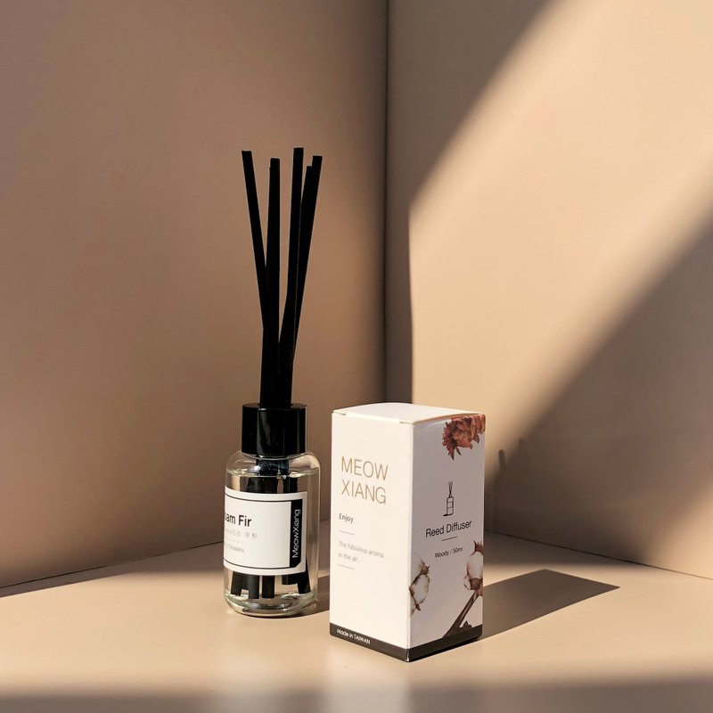 50ml 木质系列/空间扩香精油瓶 - 香薰/精油/线香 - 玻璃 透明