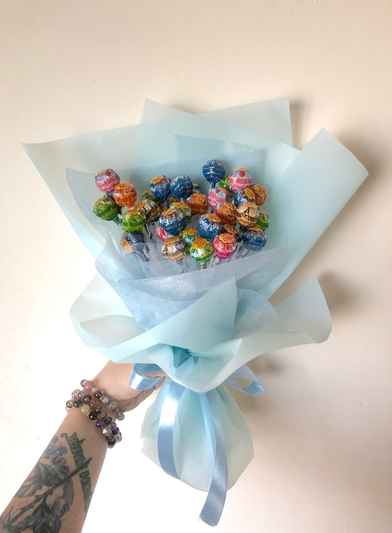 【定制花束】售价不含糖果-糖果花束/毕业花束/生日花束/零食花束 - 干燥花/捧花 - 新鲜食材 