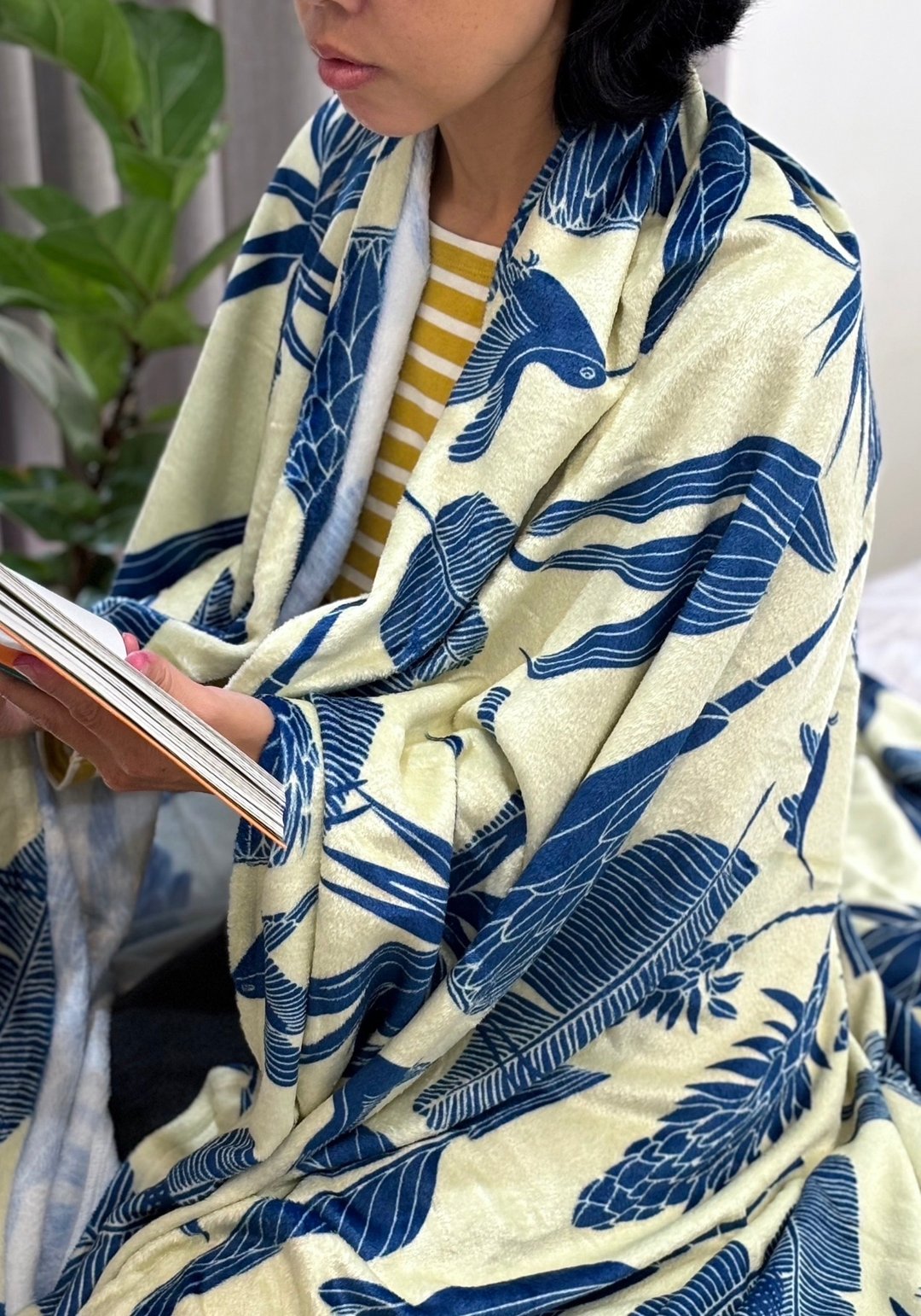 aLoveSupreme_Blankets Large_南非双面刷毛亲肤盖毯_非洲植物园 - 被子/毛毯 - 其他材质 