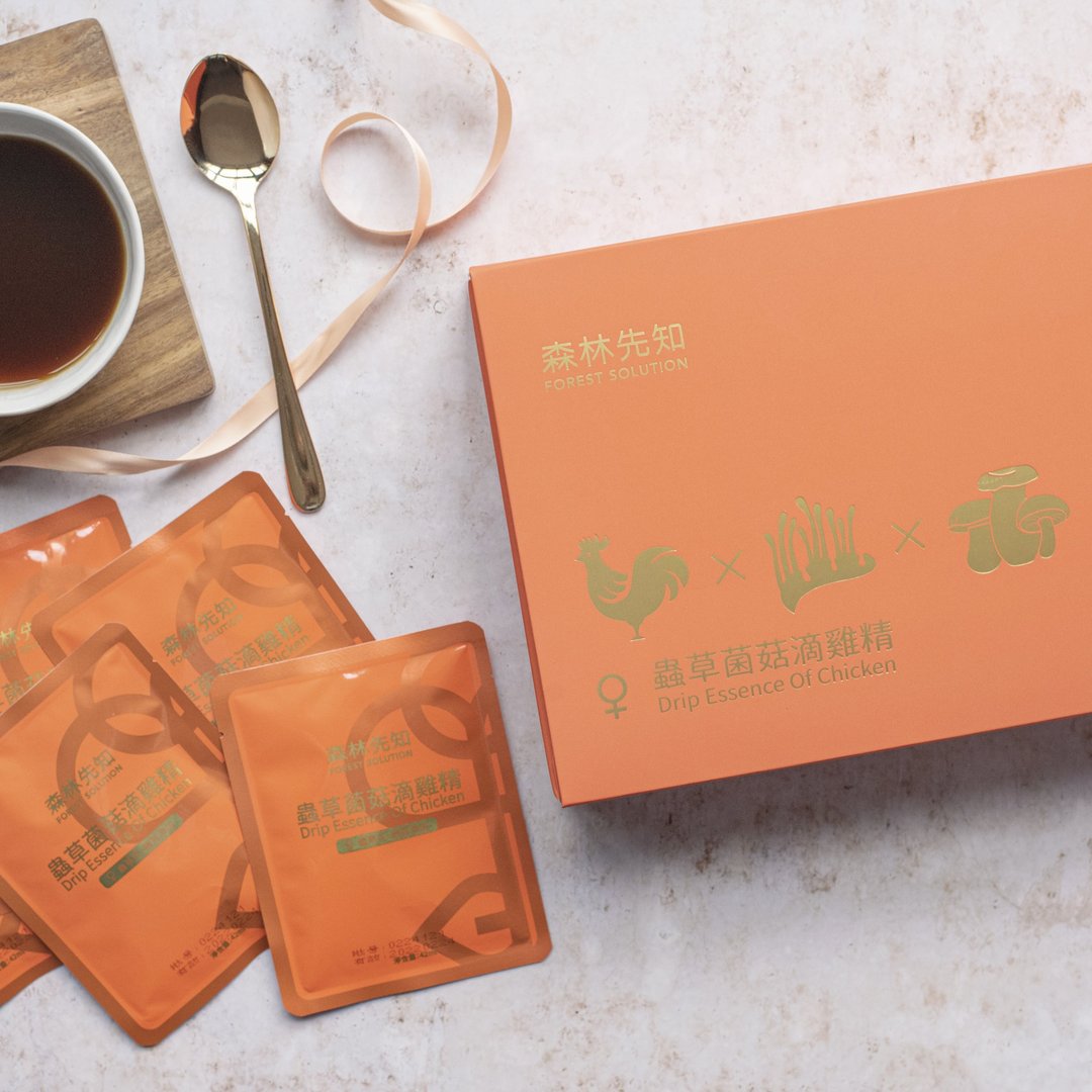 虫草菌菇滴鸡精【8入】 - 健康/养生 - 浓缩/萃取物 橘色
