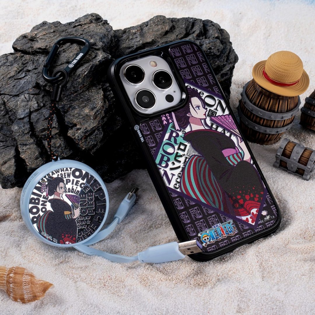 海贼王ONE PIECE妮可罗宾iPhone 16Galaxy S25气垫防摔镜面手机壳 - 手机壳/手机套 - 塑料 多色