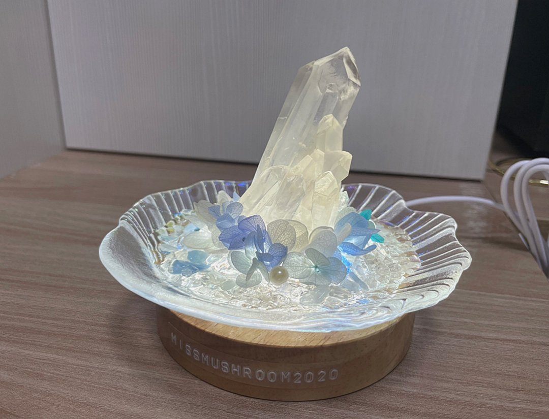 士林周六开班一人成团 | 夏日微风贝壳小明灯 | 净化水晶灯饰 - 其他 - 水晶 