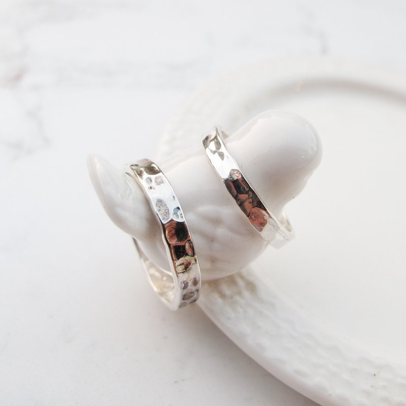 DIY手工银饰教学卷 | 文化币可 |水波纹 纯银情侣对戒 | 大员囡仔 - 金工/饰品 - 纯银 