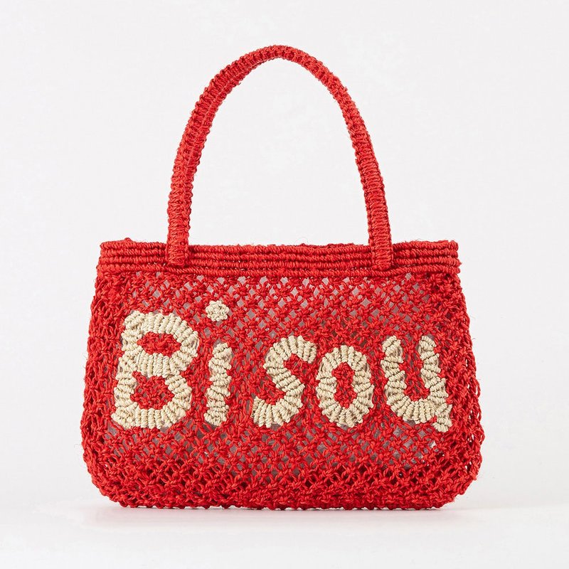 【The Jacksons】Bisou 编织包-Tracy-红 - 手提包/手提袋 - 棉．麻 多色