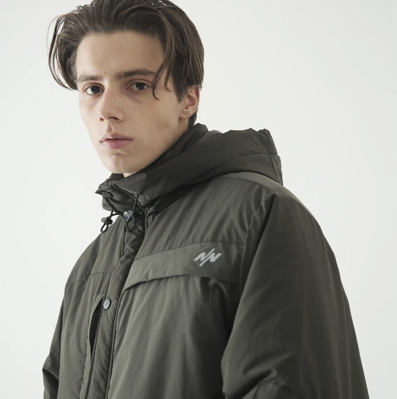 Submmit 宽松版型户外防风保暖羽绒 - 男装外套 - 聚酯纤维 绿色