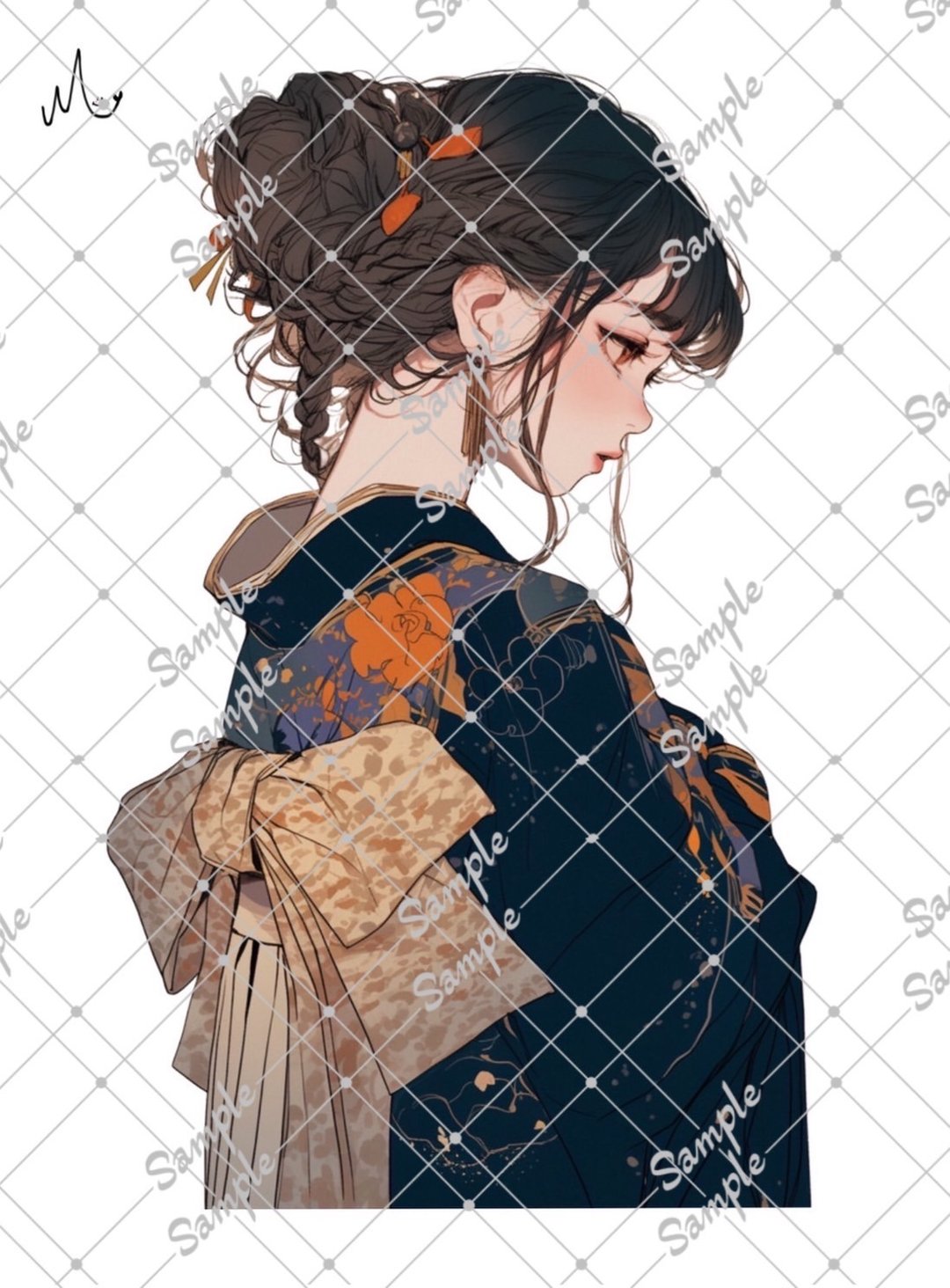 原创人物贴纸 8月新品 - 贴纸 - 纸 