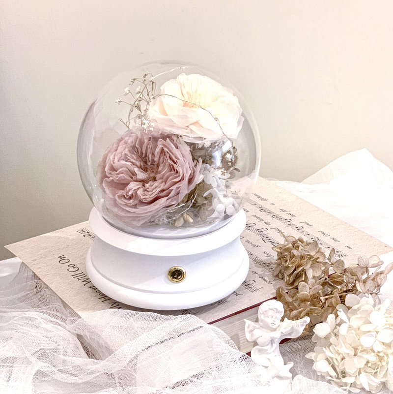 初露残香-白-玻璃花球蓝牙音响 - 摆饰 - 玻璃 白色