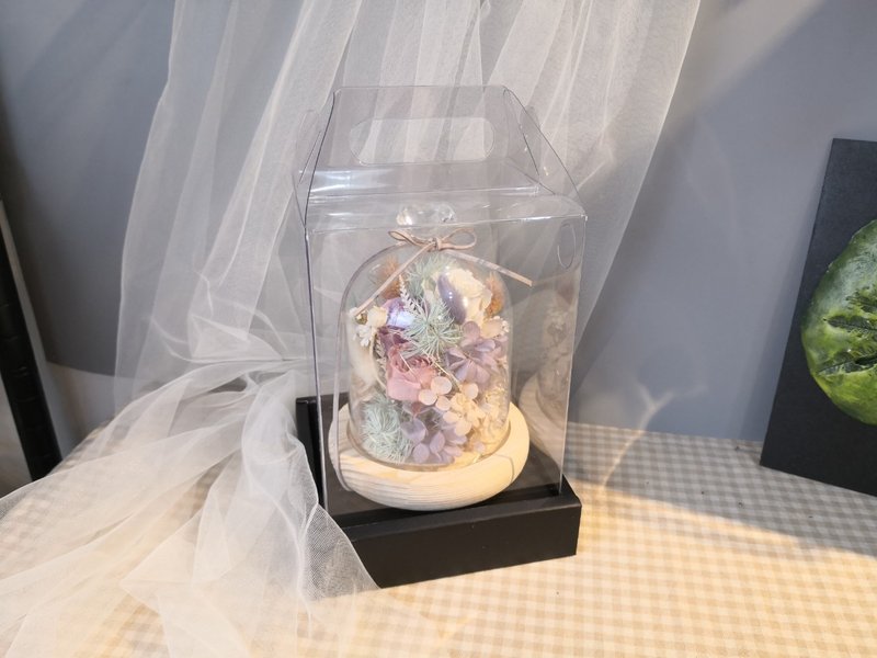 圣诞节交换礼 多款经典 美女与野兽 小夜灯 永生花 干燥花 永生玫 - 干燥花/捧花 - 植物．花 多色