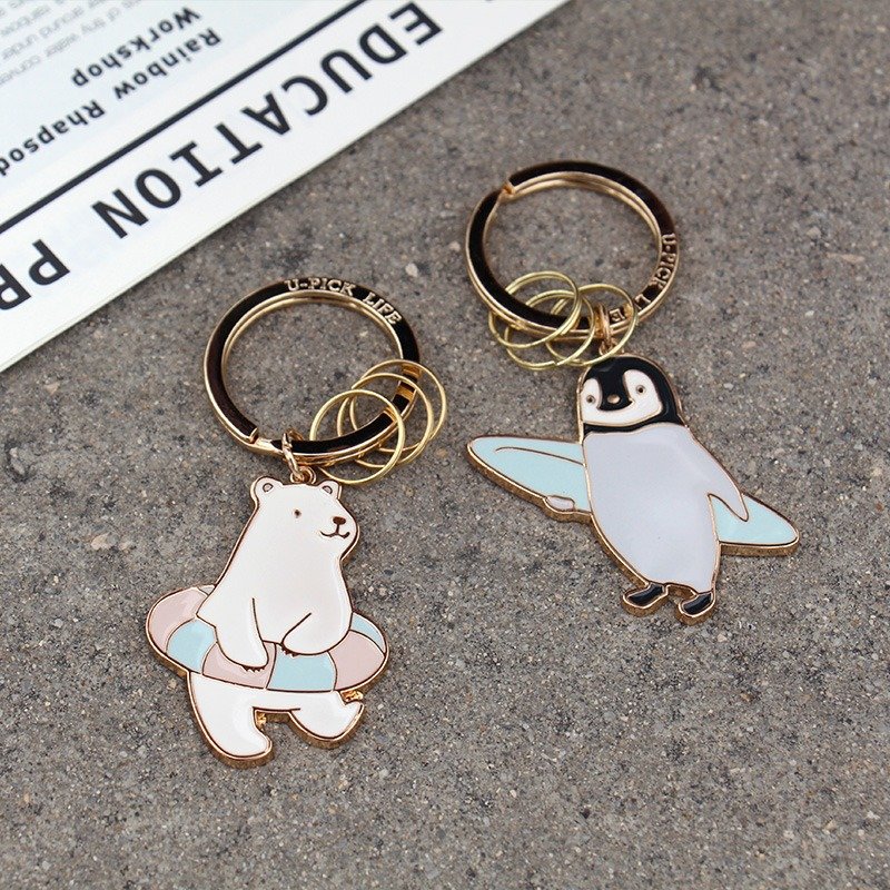 U-PICK原品生活 创意汽车情侣钥匙扣钥匙链钥匙圈可爱动物钥匙扣 - 钥匙链/钥匙包 - 其他金属 