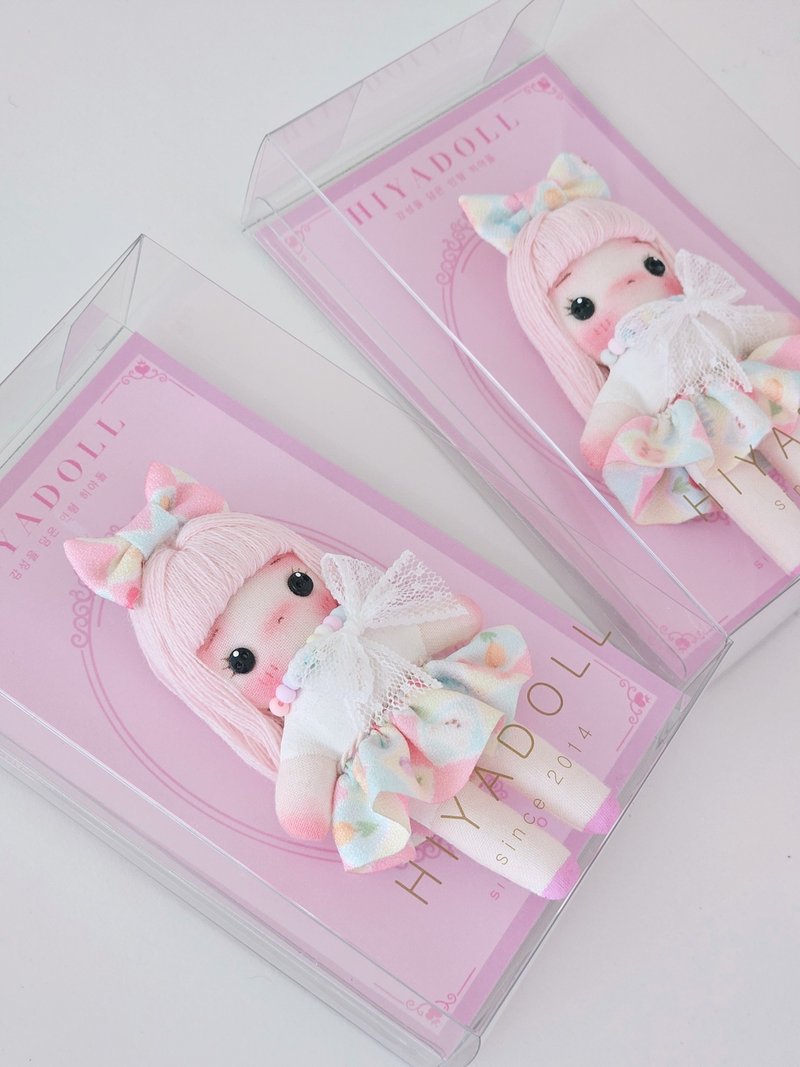 hiyadoll jjokkomi selly - 编织/刺绣/羊毛毡/裁缝 - 其他材质 粉红色