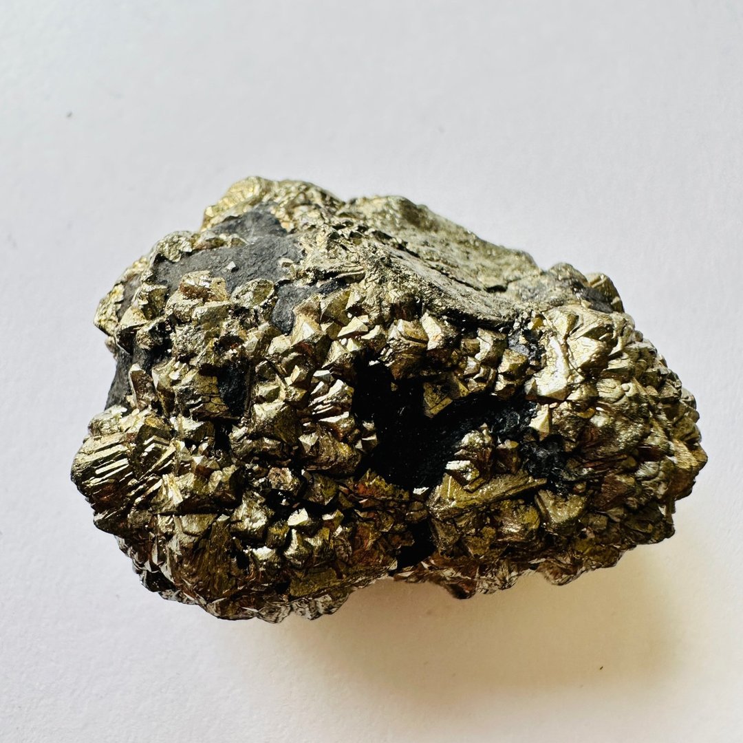 球果黄铁矿 银7 原石矿标水晶 稳定招财 财富累积 金沙 愚人金 - 摆饰 - 其他材质 金色