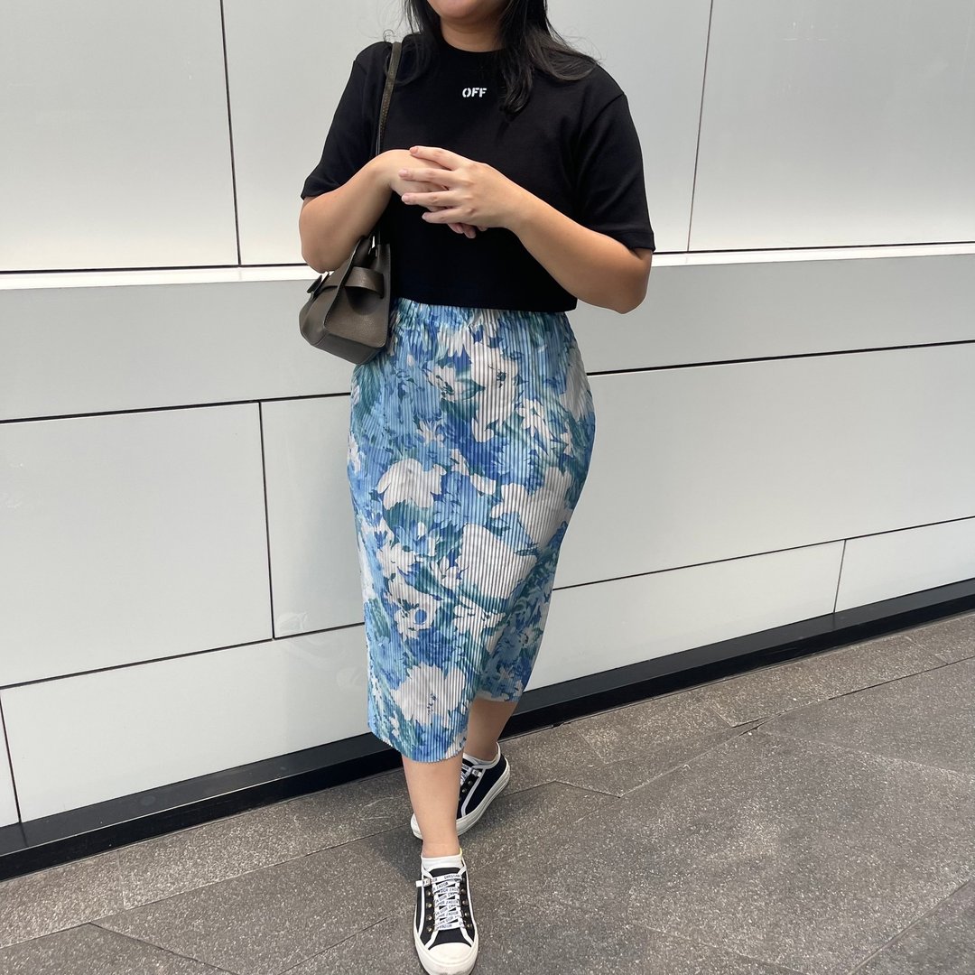 Wyllabrand Plissé skirt  Iris tea - 手提包/手提袋 - 其他材质 蓝色