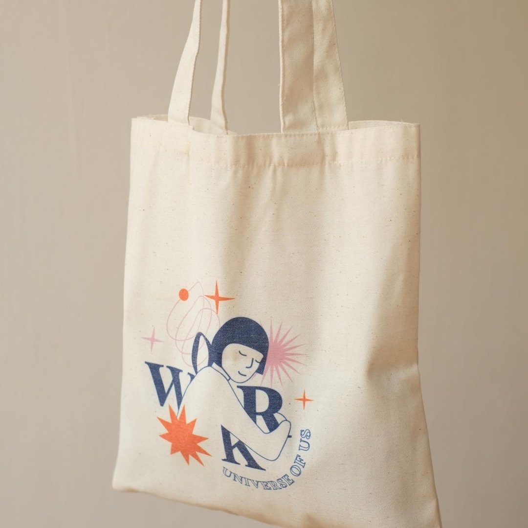 Tote bag Universe of Us - 其他 - 棉 