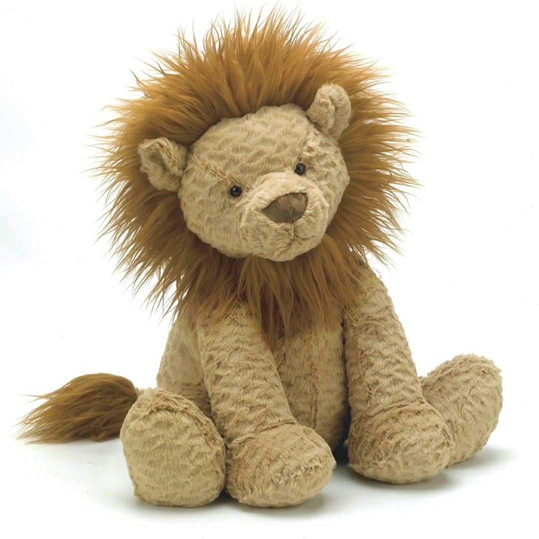 Fuddlewuddle Lion 44cm 波浪毛狮子王 - 玩偶/公仔 - 聚酯纤维 金色
